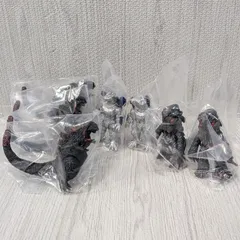 未使用品 内袋未開封 美品 8体セット 人気怪獣 絶版 まとめ売りフィギュア ゴジラ 食玩 バンダイ メカゴジラ ヘドラ 真摯大全 第4形態 3式機龍 BANDAI