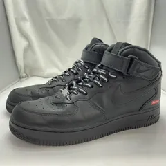 【中古】Supreme × Nike Air Force 1 Mid Black FW24 サイズ29.5cm FZ8784-001 黒[91]
