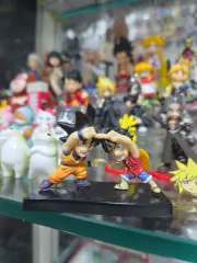 ドラゴンボール 孫悟空 ONE PIECE モンキー・D・ルフィ フィギュア 夢のヒュージョン 40周年