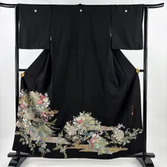 黒留袖　蘇州刺繍　刺繍　鳥獣戯画　うさぎ　蛙　虎　比翼付き　着物　045k p 2026年最新】黒留袖 蘇州刺繍の人気アイテム - メルカリ