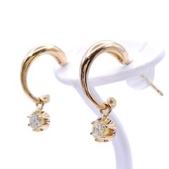 NOUE ピアス ダイヤモンド K18YG 左耳用 NOUE K18YG ダイヤモンド 0.03ct ピアス NP88D 両耳セット - メルカリ