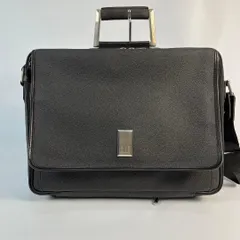 ダンヒル 2WAY ビジネスバッグ ショルダーバッグ　裏地ロゴ総柄　PVC