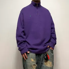 Polo Ralph Lauren ポロラルフローレン ハーフジップアップ コットン ニット 新モデル