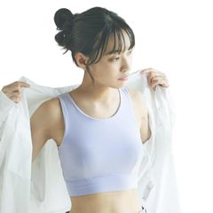 [アツギ] なめらかナイトブラ N94001 (S, ラベンダー)