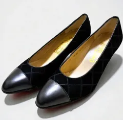 FERRAGAMO フェラガモ レディース パンプス ブラック 5 5