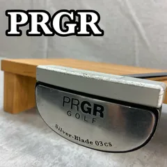 PRGR　プロギア　Silver　Blade　03cs シルバーブレード　メンズゴルフパター　スチール　右利き用　PT　センターシャフト　33インチのサムネイル