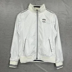 Callaway　レディース　ゴルフウェア　女性用 アウター　ウィンドブレーカー　ジャンパー　２WAY　L　ホワイト　キャロウェイ