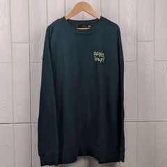 ベティ・ブープ    Betty Boop   バックプリント スウェットトレーナー 　モーターサイクルデザイン 　グリーン 　 4L