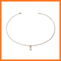 【新品】 UELSTA 幾何学的マザーオブパールペンダントネックレス 女性用 サステナブルな18Kゴールドメッキステンレススチールスタックホワイトシェルデザイン ミニマリスト&多用途 42+6cm 1