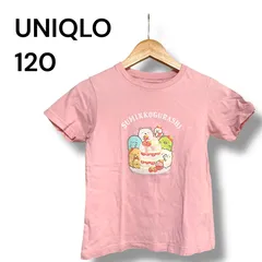 a2166 【ユニクロ】すみっコぐらし UT 半袖 Tシャツ ピンク 120 女の子