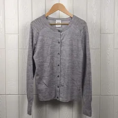 ギャップ　GAP 　薄手ニットカーディガン　メリノウール100%　 グレー　 Mサイズ