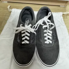 ヴァンズ オールドスクール スウェード グレー グリッター シューズ