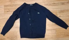 ラコステ ニット カーディガン ネイビー