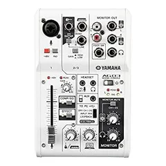 【中古】ヤマハ YAMAHA ウェブキャスティングミキサー オーディオインターフェース 3チャンネル AG03 インターネット配信に便利な機能付き 音楽制作アプのサムネイル