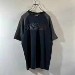 A-96 NIKE AIR 00s ラグランTシャツ ブラック/グレー