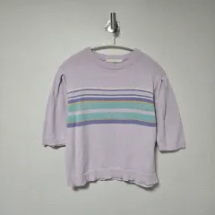 グローブ ニット 半袖Tシャツ / レディース ニット / レディース 半袖