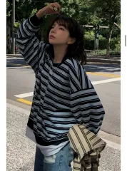 THEOHYOU ストライプ スウェット