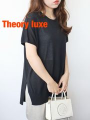 theory luxe✨カットソー Tシャツ 梯子レース ブラック - メルカリ