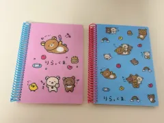 サンエックス リラックマ ゆるり ayrı ayrıトレカ スプリングノート (ピンク/ブルー)