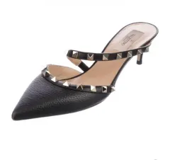 ヴァレンティノ ロックスタッズミドルヒール 38 5 (245-250) - 新品