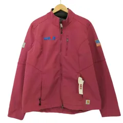 カーハート Carhartt 00s 企業ロゴ 星条旗 裾ドローコード ソフトシェル ジャケット メンズ import：L 