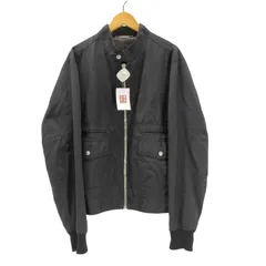 ドルチェアンドガッバーナ DOLCE&GABBANA 00S 黒タグ イタリア製 コットン ナイロン ボンバー ジャケット LAMPOジップ エルボーステッチ メンズ  56のサムネイル