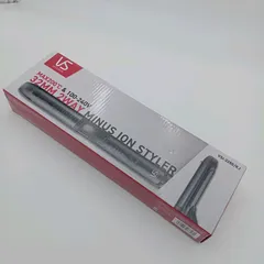 【VS ヴィダルサスーン】マイナスイオン 2WAY ヘアアイロン 32mm VSI-3250/KJ ブラック｜最高200℃｜100-240V海外対応｜カール&ストレート DEC-0037