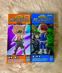 僕のヒーローアカデミア 爆豪&轟 ワールドコレクタブル 2種セット