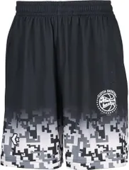 新品 [コンバース] バスケ ショートパンツ プラクティスパンツ ポケット付き 吸汗 速乾 CB252866 男女兼用 ブラック×グレー O
