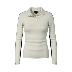 XS/44 55 Tommy Hilfiger アイボリー KARA ニット 長袖Tシャツ レディース