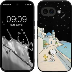 Google Pixel 9a 用 ケース スヌーピー スマホケース TPU素材 レンズ保護 耐衝撃 落下防止 防塵 おしゃれ かわいい 漫画のキャラクター (Google Pixel 9a 用) 0