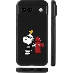 ZKVK Google Pixel 9Aケース スヌーピー 保護カバー グーグルピクセルスマホケース 韓国 TPU スリム 軽量 衝撃吸収 ワイヤレス充電対応 ケース (1, Google Pixel 9A) 1