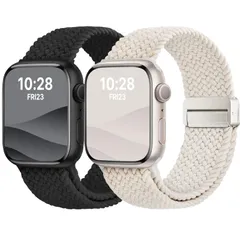 【人気商品】41mm 40mm 38mm 編み込み 42mm（S11/10） アップルウォッチ バンド ナイロン 交換ベルト バンド 伸縮性 金属磁気バックル 強力マグネット iWatch Series11 Watch 10 9 8 7 6 Apple 5 4