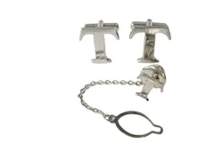 ティファニー TIFFANY & CO. TOYOTA トヨタ カフス カフリンクス ネクタイピン SILVER シルバー 小物 ☆AA★のサムネイル
