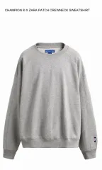 ザラ テクニカル コットン クルーネック スウェット X チャンピオン