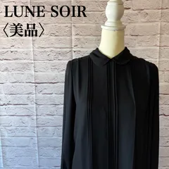 【LUNE SOIR】ルネソワール 東京ソワール ピンタック ワンピース ブラック フォーマル サイズ13 M-34