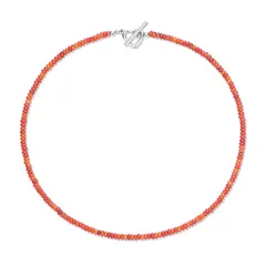 【新品】 [GAVU] [ガーブ] 天然石 カーネリアン パワーストーン ネックレス レディース 1