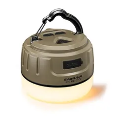 SAMUUN ランタン LEDランタン キャンプランタン Type-C充電式 スマホ充電可能 IPX5防水 光色/輝度記憶 マグネット内蔵 4色切替 無段階調光 5200mAh 実用点灯8-250時間 アウトドア 登山 夜釣り 防災グッズ 停電 緊急 非常 0