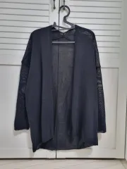 ルーズフィット カーディガン ブラック Freeサイズ - 状態 とても 良し