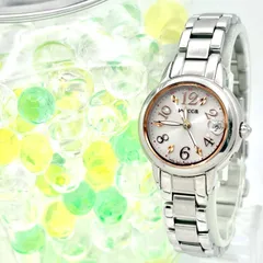 【稼働】CITIZEN シチズン wicca ウィッカ 電波ソーラー レディース 腕時計 デイト H0F8-R005235 461030120