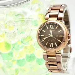 【稼働】CITIZEN シチズン xC クロスシー 電波ソーラー レディース 腕時計 ピンクゴールド H335-T012353 880658