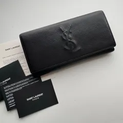 【美品】 314 Saint Laurentイブサンローラン2つ折り長財布