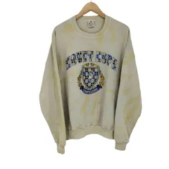 ジャージーズ JERZEES 90s USA製 カレッジロゴ 染め加工 プルオーバー スウェット メンズ import：XL 