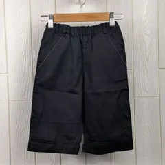 コムサイズム　COMME CA ISM　パンツ　ユニセックスブラック　キッズ　130A