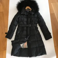 極美品 BURBERRY LONDON バーバリーロンドン 高級　ダウン コート４０　裏地ノバチェック