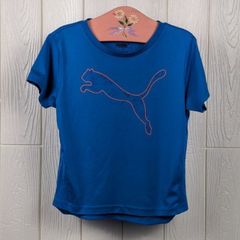 プーマ　PUMA　スポーツTシャツ　ブルー 　120cm