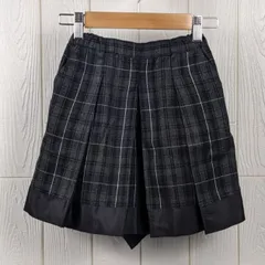 コムサイズム   COMME CA ISM     キュロットスカート　チェック　120