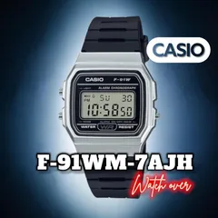 【F-91WM-7AJH】国内外で大人気 国内正規品  f91wm7ajh チプカシ チープカシオ シルバー  メルカリ便 ネコポス デジタル 腕時計 f-91w メタリック casio カシオ CASIO
