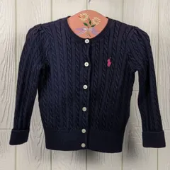 ポロラルフローレン　POLO RALPH LAUREN　カーディガン　サイズ90　ネイビー