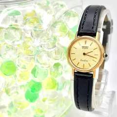【美品/新品電池】SEIKO セイコー Exceline エクセリーヌ レディース 腕時計 8420-0070 107776 新品ベルト